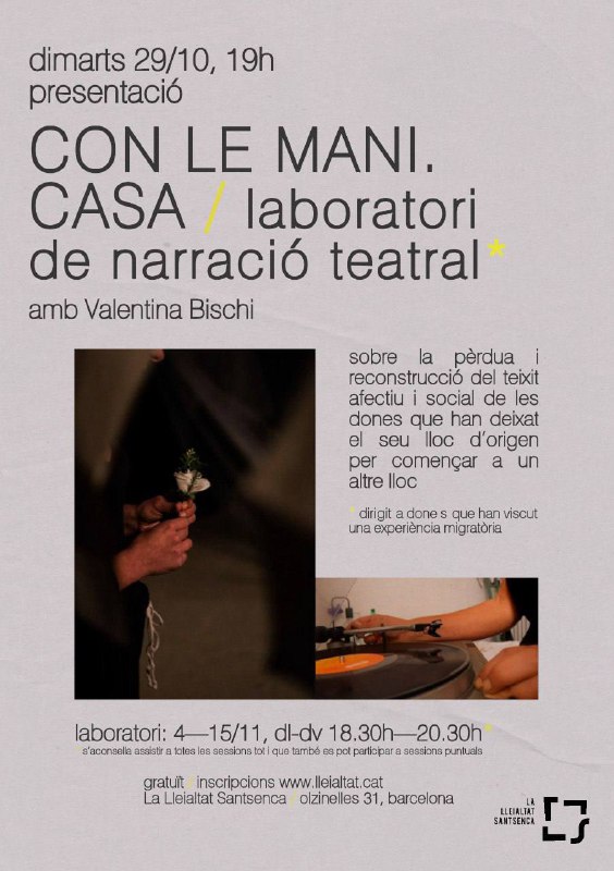 *****🎭*** Un taller de narració teatral …