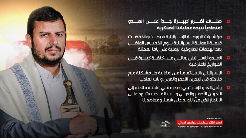 [**#السيد\_عبدالملك\_بدرالدين\_الحوثي**](?q=%23%D8%A7%D9%84%D8%B3%D9%8A%D8%AF_%D8%B9%D8%A8%D8%AF%D8%A7%D9%84%D9%85%D9%84%D9%83_%D8%A8%D8%AF%D8%B1%D8%A7%D9%84%D8%AF%D9%8A%D9%86_%D8%A7%D9%84%D8%AD%D9%88%D8%AB%D9%8A): يأس العدو الإسرائيلي وعجزه في …