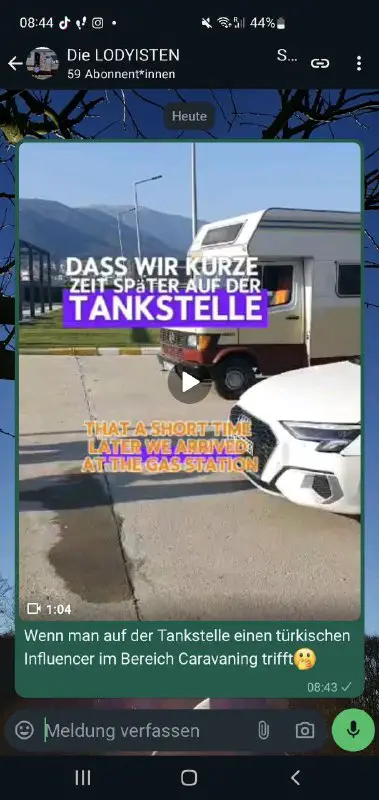 Wenn man beim Tanken auf einen …