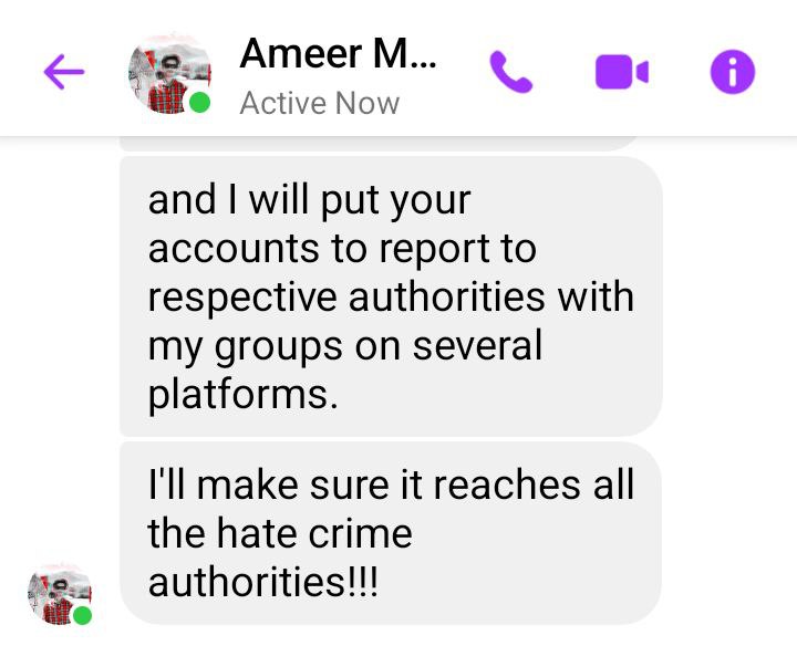 Muslim threat of the day from …