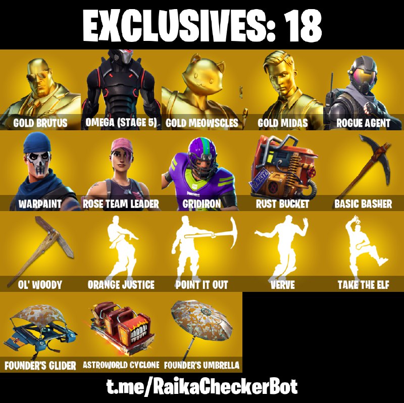 `(PC/XBOX) 16175 VB) 126 SKINS: OG …