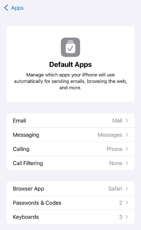 ***🍏*** **Приложения по умолчанию на iPhone**