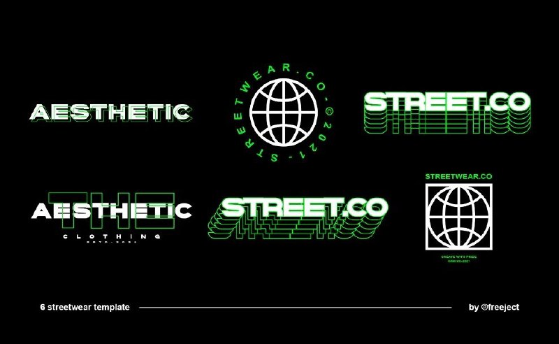 **Streetwear Text Effect Design Template**