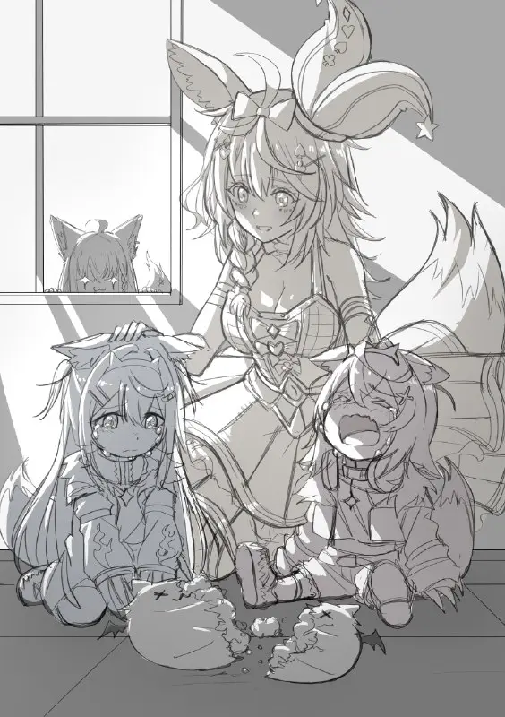 The puppies are sad. Headpats needed! …