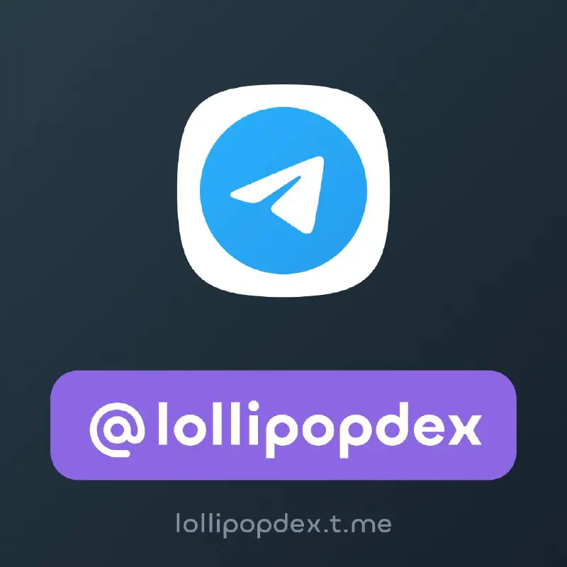 Username of this channel: [@LollipopDEX](https://t.me/LollipopDEX) for sale.