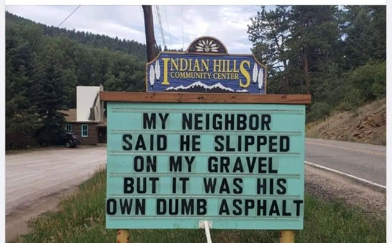 ...his own dumb asphalt («его собственный …