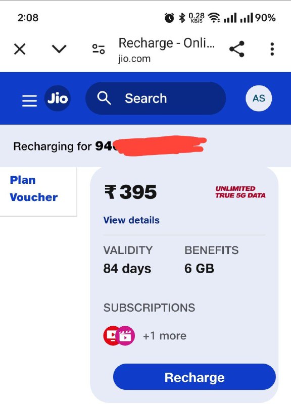 **Exclusive** : Jio ₹395 Recharge Plan …