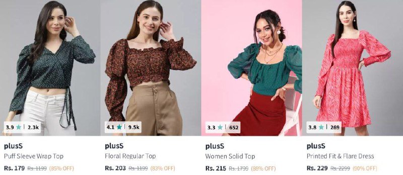 ***🔥*****Upto 90% Off On Women Clothing**