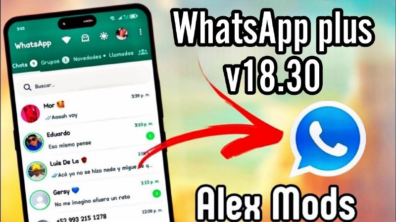 Nuevo WhatsApp Plus de Alex MODS …