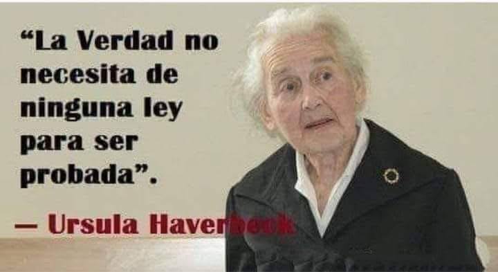 Esta señora, lleva defendiendo que el …