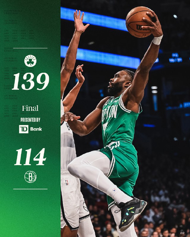 [Boston Celtics (Twitter)](https://twitter.com/celtics/status/1856893042419986632)