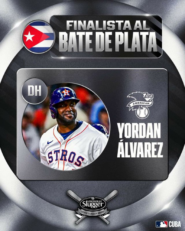 *****⭐*** Yordan Álvarez es finalista al …