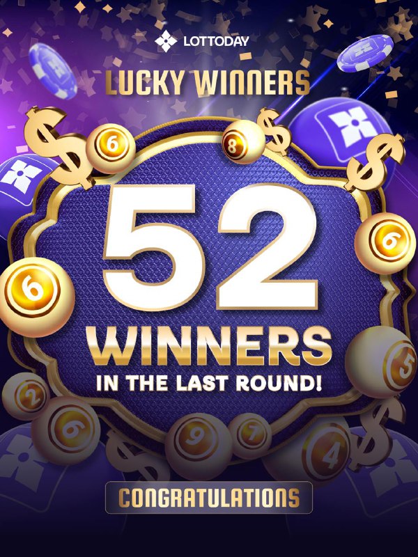 ***🎰******🎉*** **52 LUCKY WINNERS CELEBRATED!** ***🎉******🎰***