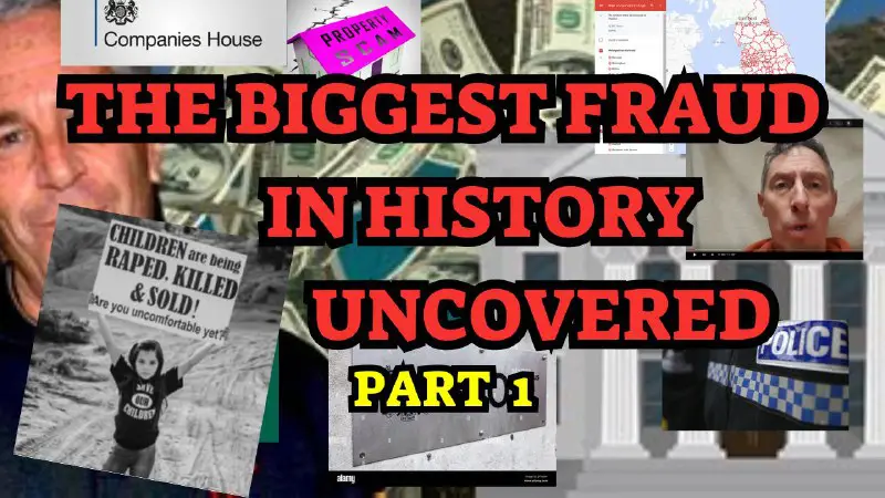 BIGGEST FRAUD IN HISTORY UNCOVERED PART 1