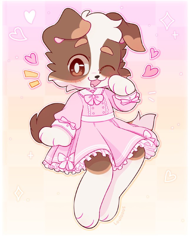 fullbody comm for [@Kindrid](https://t.me/Kindrid) ***💖******🎀***