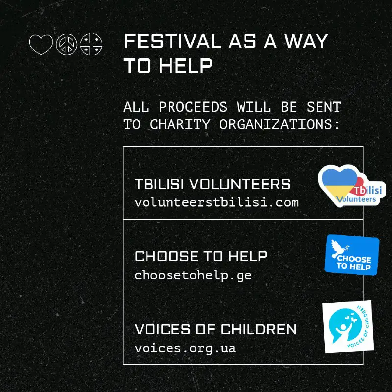 **Festival as a way to help**We …