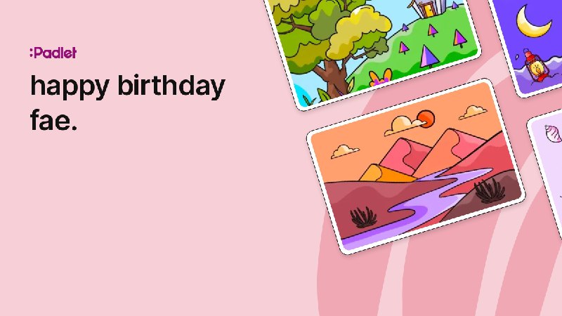 bantu isi [padlet](https://padlet.com/lavienblu/faebirthday) dong ***🚗******🚗***