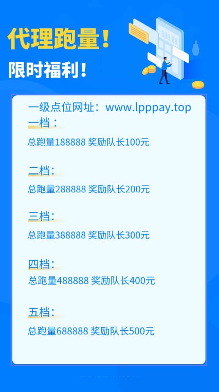 **一档：总跑量188888** 奖励队长100元