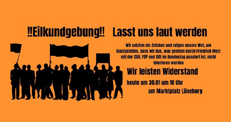 **Menschenrechte verteidigen: Spontane Demonstration gegen AfD, …