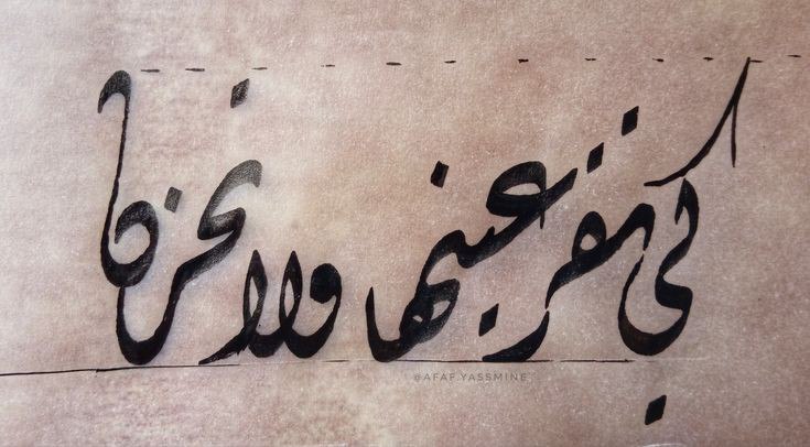 كلُّ ما ترميه في اليمّ لأجلِ …