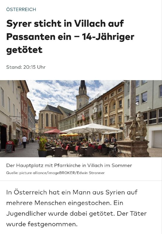 Diesmal islamischer Terroranschlag in Österreich - …