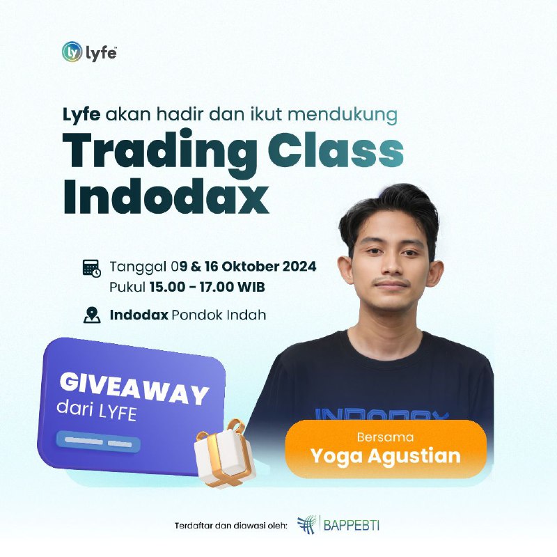 Lyfe mendukung Trading Class Indodax lagi …