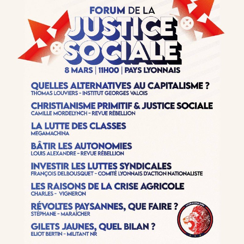 [FORUM JUSTICE SOCIALE]