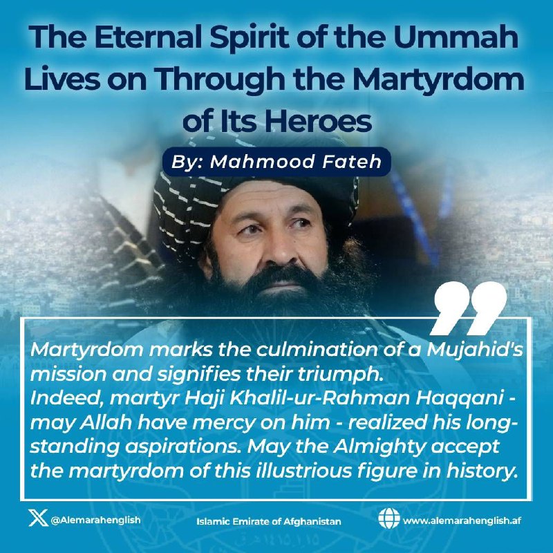 **The Eternal Spirit of the Ummah …