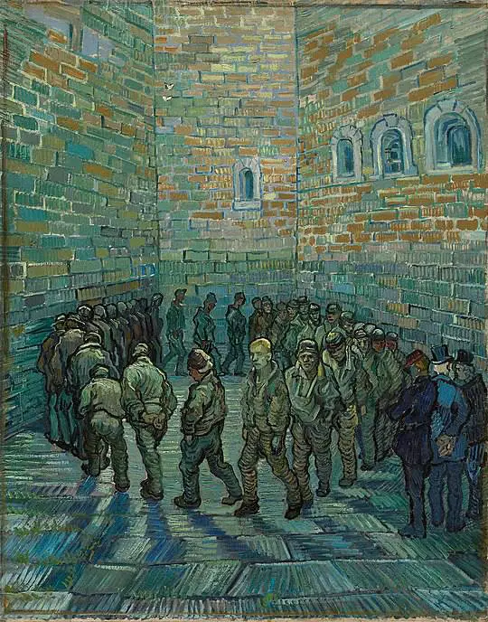 «Прогулянка ув'язнених», Вінсент Ван Гог (1890).