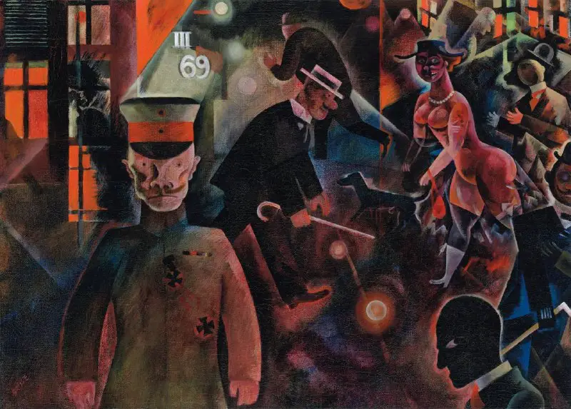 «Небезпечна вулиця», Ґеорґ Ґросс (1918).