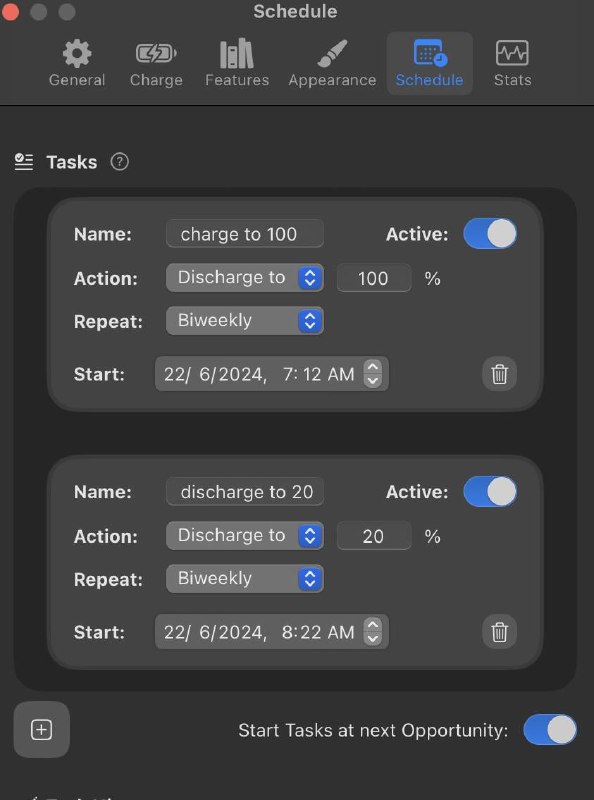 Aldente users- question reg schedule tasks(see comment below)