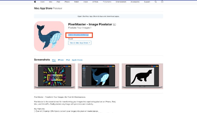 ***🎉*** PixelMaster Reaches #23 in Image &amp; Design Chart ***🚀***