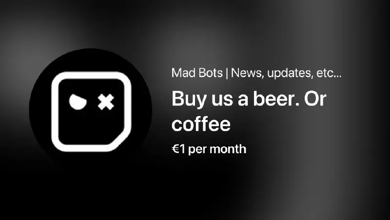 **Buy us a beer. Or coffee**