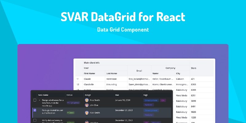 ***?*** SVAR DataGrid for React