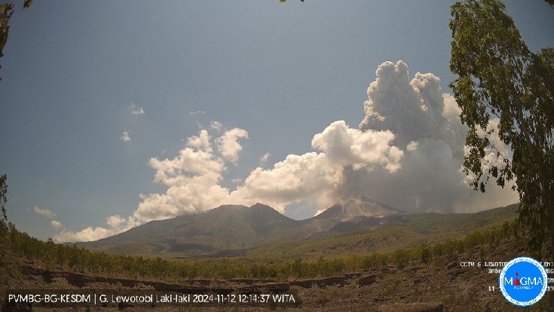 Terjadi erupsi G. Lewotobi Laki-laki pada …