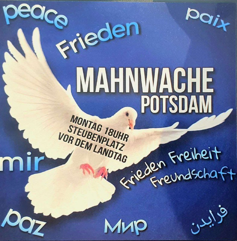 **Zehn Jahre Friedensmahnwachen – Potsdam feiert die 500. Veranstaltung!**