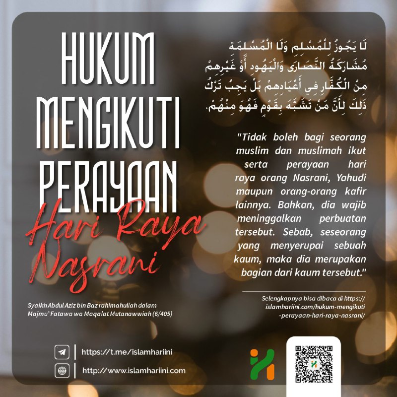 ***❄️*** **HUKUM MENGIKUTI PERAYAAN HARI RAYA …