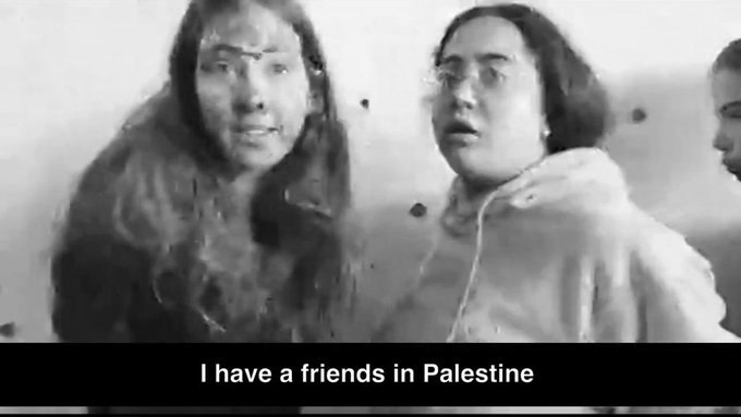 "Benim Filistinli arkadaşlarım var"