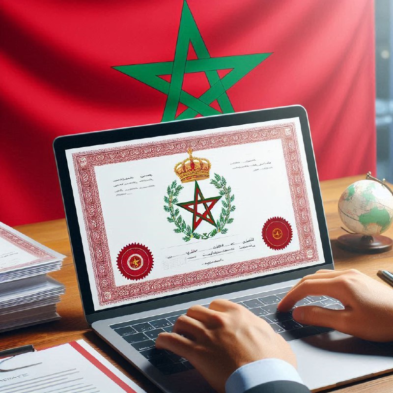 ***🇲🇦*** **Электронная платформа для получения сертификатов …