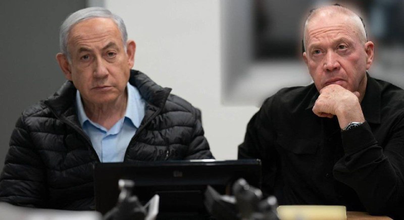 Netanyahu and Gallant looking deeply impressed …