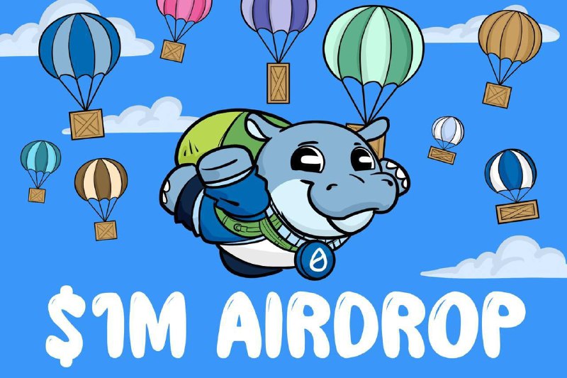 **Hiphop ~** $HIPPO$1M **Airdrop (All)**