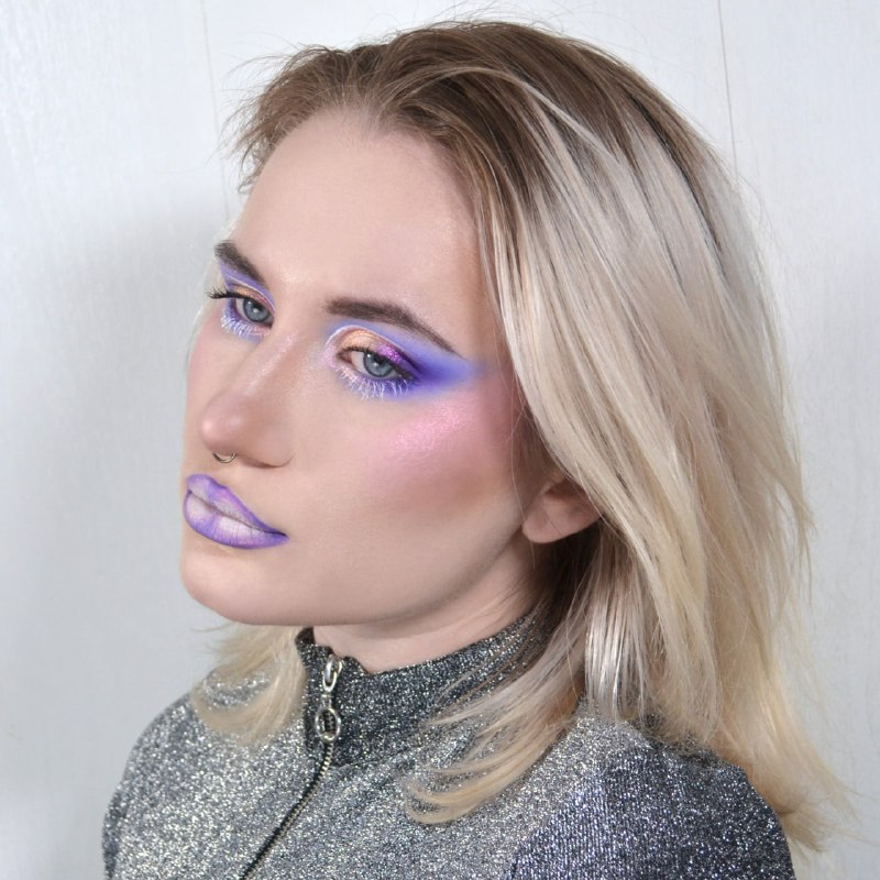 purple makeup