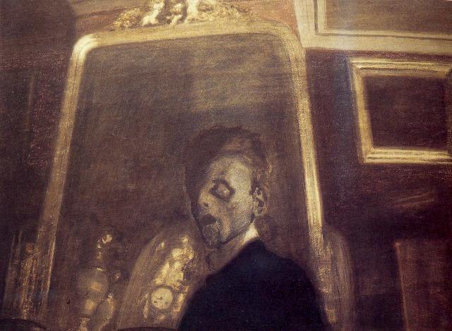 Léon Spilliaert, Self-Portrait in Mirror, 1908