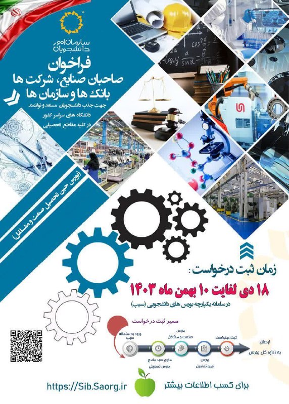***?***فــــــــــــراخوان همکاری با صاحبان صنایع، شرکت‌ها، …