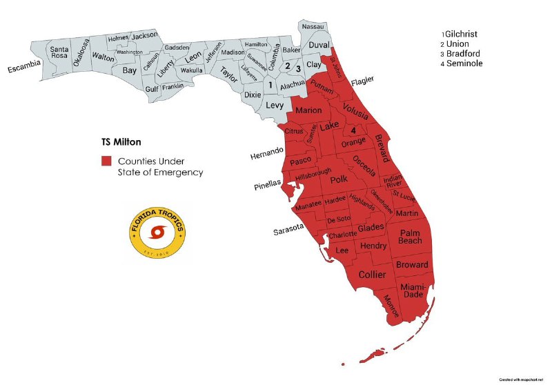 Gov. DeSantis declared a State of …