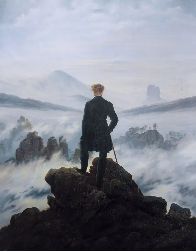 Caspar David Friedrich - *The walker …