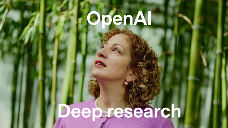 Deep Reseach from OpenAI