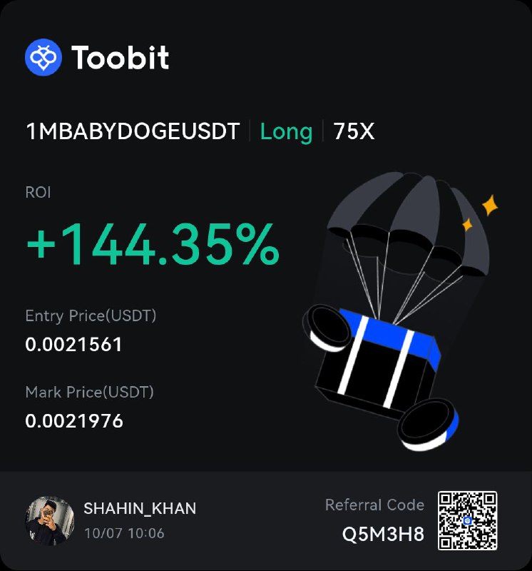 $1MBABYDOGE ***🕯*** میتونه لانگ بده و …