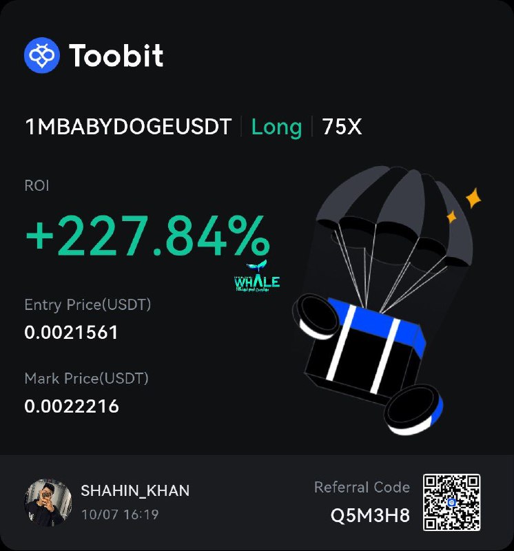 $1MBABYDOGE ***🕯*** میتونه لانگ بده و …