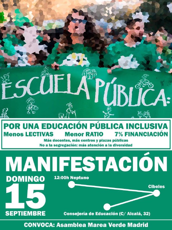 Asamblea Marea Verde Madrid